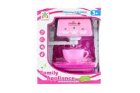 Kávovar ružový na batérie