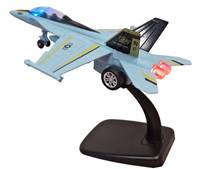 Kniha Bojová stíhačka kovová s efektmi a spätné natiahnutie21cm