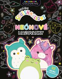Kniha Squishmallows - Neonové maľovanky