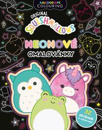 Kniha Squishmallows - Neonové omalovánky