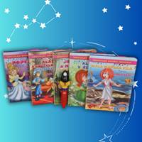 Kniha Kouzelná sbírka pohádek s perem Popelka + 4 další knihy