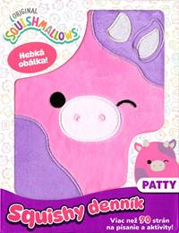 Kniha Squishmallows - Squishy denník - Patty