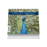 Zvířata v ZOO 2026 - stolní kalendář