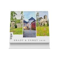 Hrady a zámky 2026 - stolní kalendář