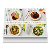 Tradiční evropské recepty 2027 - Stolní kalendář - autor neuvedený