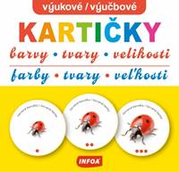 Kniha Výučbové kartičky - farby, tvary, veľkosti