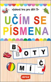 Kniha Učím se písmena výuková hra pro děti 5+