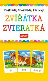 Poskladaj kartičky - Zvieratká (krabička)