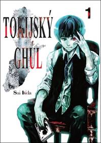 Kniha Tokijský ghúl 1 + zarážka do knihovny