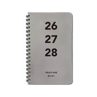 Kniha Diář tříletý 14denní, stříbrný