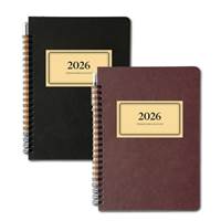 Kniha Diář týdenní s tužkou retro A5, sloupcový