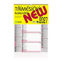 New 2027 - nástěnný kalendář - autor neuvedený