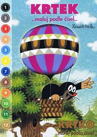 Kniha Krtko 2: Maľuj podľa čísiel A5