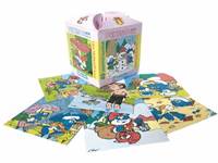 Kniha Pexeso v ozdobné krabičce Šmoulové