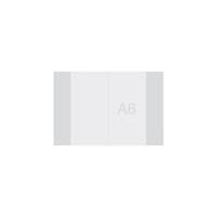 Obal na zošity A6/10ks číry