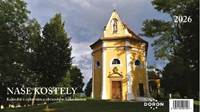 Kniha Stolní kalendář Naše kostely 2026