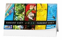 Kniha Barevný svět 2026 - stolní kalendář