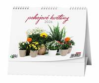 Kniha Pokojové květiny 2026 - stolní kalendář