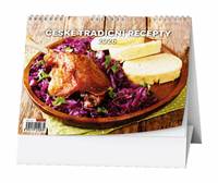 Kniha České tradiční recepty 2026 - stolní kalendář