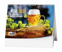 Kniha Rok 2026 s českými minipivovary - stolní kalendář