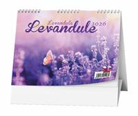 Kniha Levandule 2026 - stolní kalendář