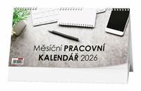 Kniha Měsíční pracovní kalendář 2026 - stolní kalendář
