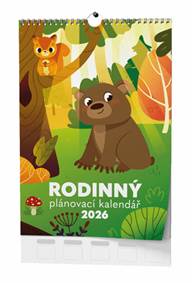 Kniha Rodinný plánovací kalendář - nástěnný kalendář