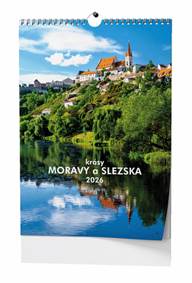 Kniha Krásy Moravy a Slezska 2026 - nástěnný kalendář