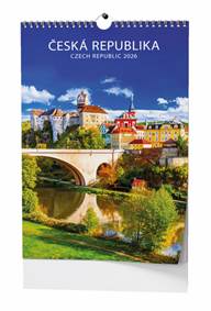 Kniha Česká republika 2026 - nástěnný kalendář