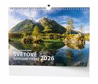 Kniha Světové národní parky 2026 - nástěnný kalendář