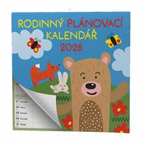 Kniha Rodinný plánovací kalendář 2026 - nástěnný kalendář