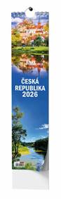Kniha Česká republika 2026 kravata - nástěnný kalendář