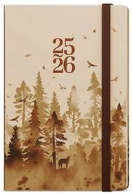 18měsíční týdenní diář 2026 Lungo B6 Les