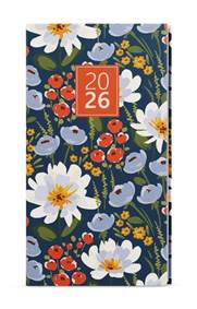 Kniha Týdenní diář 2026 Jakub Lamino kapesní Květiny