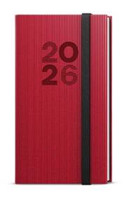 Kniha Týdenní diář 2026 Jakub Vigo kapesní červená