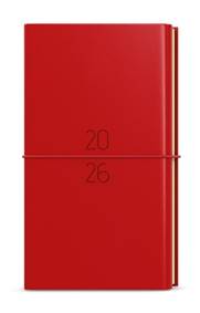 Kniha Týdenní diář 2026 Jakub Dueto kapesní červená