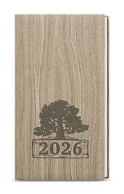 Týdenní diář 2026 Jakub Wood kapesní světle hnědá