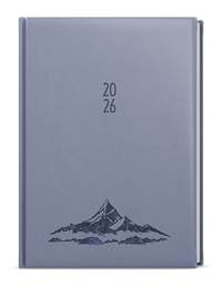 Kniha Týdenní diář 2026 Prokop Vivella extra B6 holubí šeď Hory