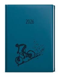 Kniha Týdenní diář 2026 Prokop Vivella extra B6 petrolejová Kolo