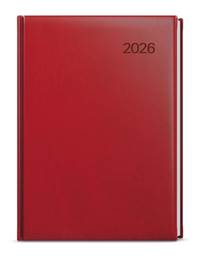 Kniha Denní diář 2026 Adam Vivella B6 bordó