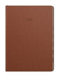 Kniha Denní diář 2026 Maxim B5 Hnědá