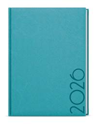 Denní diář 2026 David Tora A5 tyrkys