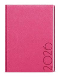 Kniha Denní diář 2026 David Tora A5 růžová