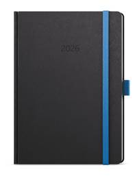 Kniha Denní diář 2026 David Nora A5 modrá