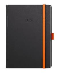 Kniha Denní diář 2026 David Nora A5 oranžová