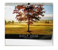 Kniha Golf české resorty 2026 - nástěnný kalendář