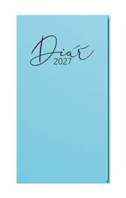 Týdenní diář 2027 Jakub Pastel kapesní modrá