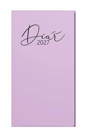 Týdenní diář 2027 Jakub Pastel kapesní fialová