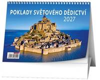 Kniha Poklady světového dědictví 2027 - stolní kalendář