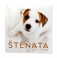 Kniha Štěňata 2027 - nástěnný kalendář